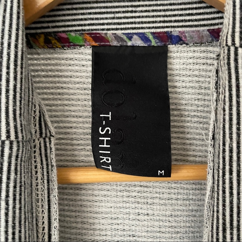 Dolan T Shirt Striped Open Cardigan - Picture 4 of 6